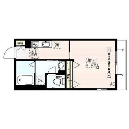 VILLA CAMELLIA(1K/1階)の間取り写真