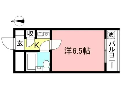 TSGARDEN豊田(1K/2階)の間取り写真