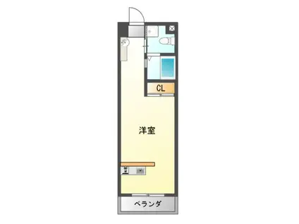 COSMO LIFE KATAYAMA コスモライフカタヤマ(ワンルーム/5階)の間取り写真