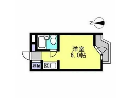 コート桜上水(ワンルーム/4階)の間取り写真