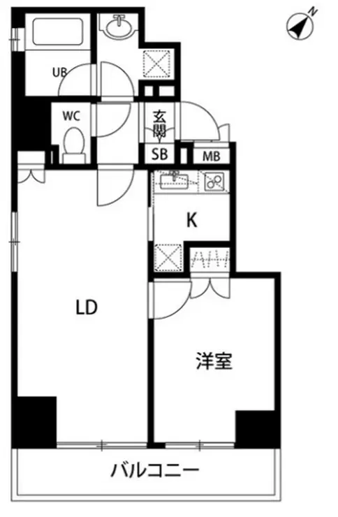 ボンナチュール入谷 5階階 間取り