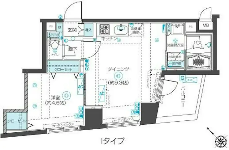 フェニックス新横濱クアトロ 5階階 間取り