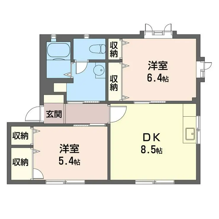 オリーブハウス弐番館 1階階 間取り