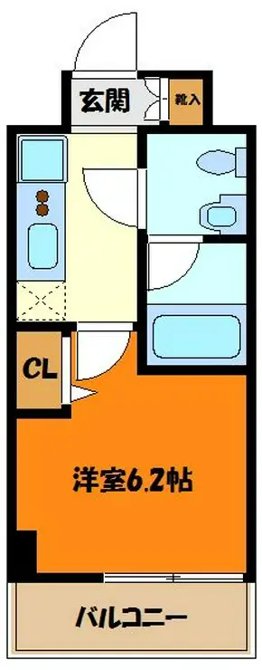 プレール・ドゥーク元住吉 3階階 間取り