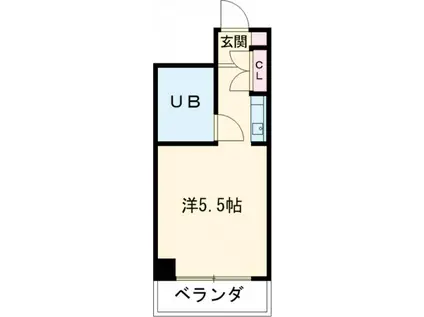 メゾンドノアロゼ錦町(ワンルーム/5階)の間取り写真