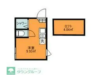 ソフィアエンジェル(ワンルーム/2階)の間取り写真