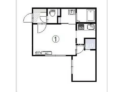 N-MODE・N19(1LDK/1階)の間取り写真