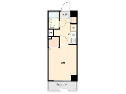 ジョイフル蒲田弐番館(1K/2階)の間取り写真