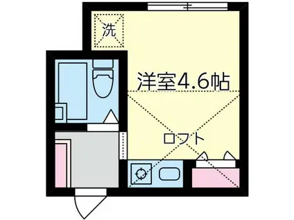 ティファニーいぶき野(ワンルーム/2階)の間取り写真