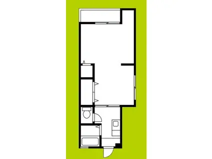 ニューハイムゆたか(1K/3階)の間取り写真