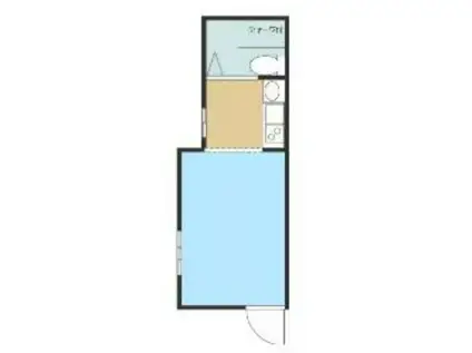 JSビル(ワンルーム/9階)の間取り写真