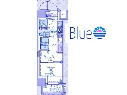 エステムコート横濱反町(1DK/5階)の間取り写真