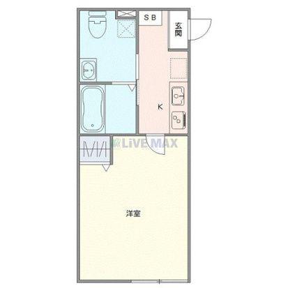 ラフィーネ大和(1K/3階)の間取り写真