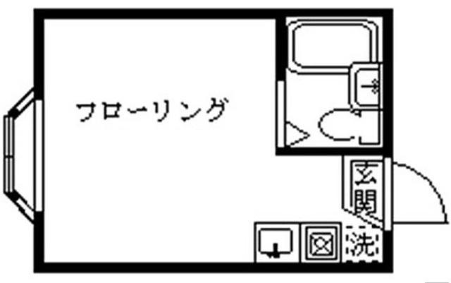 ライフピア コラージュ(ワンルーム/1階)の間取り写真