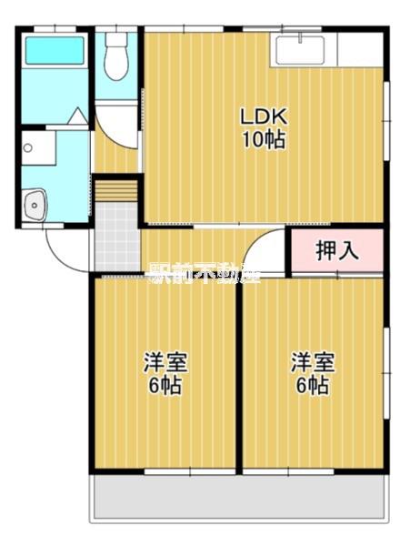 ピアライフ上小路(2LDK/2階)の間取り写真