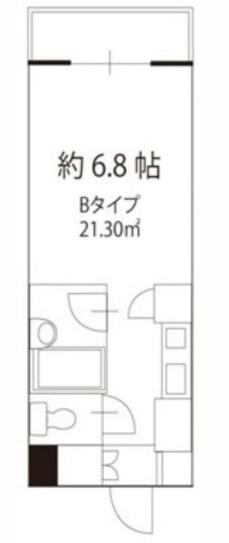 ドミール駒大駅前(ワンルーム/1階)の間取り写真