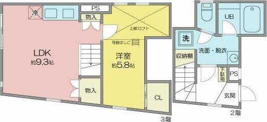 CLOUD 9 名古屋駅前(1LDK/1階)の間取り写真