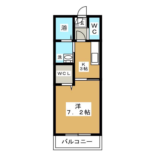 ST.VILLAGE III(1K/2階)の間取り写真