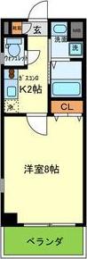 CARPIO 85(1K/3階)の間取り写真