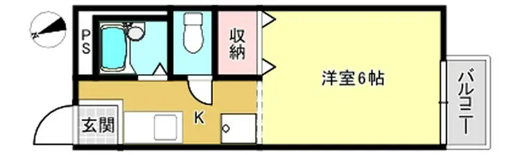 サンモールヨコタ 2階階 間取り