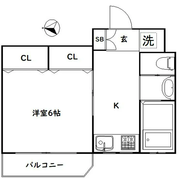 三和駒込 2階階 間取り