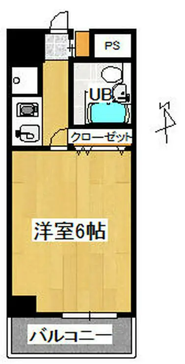 シティライブ多摩川 3階階 間取り