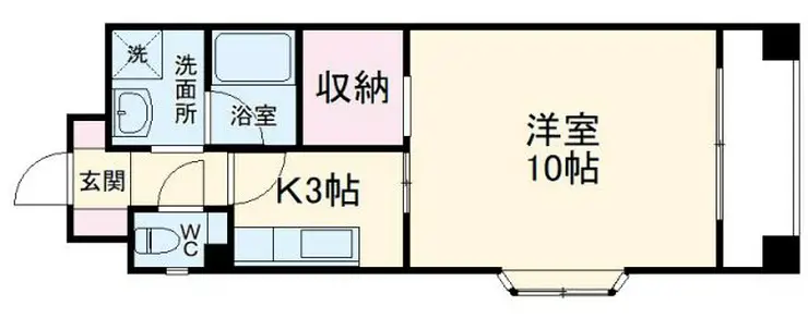 コンフォート中野島 6階階 間取り