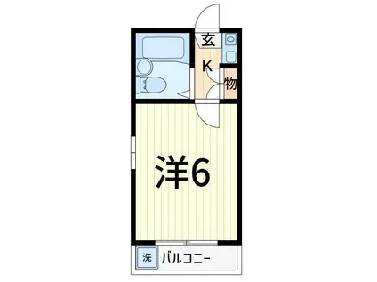 カーサ青砥(1K/2階)の間取り写真