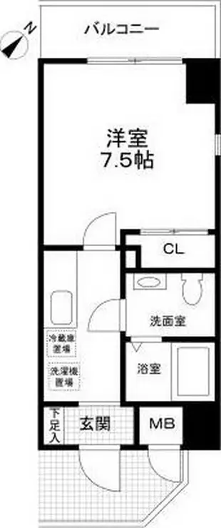 ベルカント相模大野 2階階 間取り