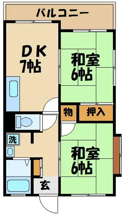 メゾン多摩 3階階 間取り