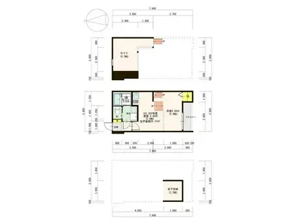 MAISON DOLCE(1DK/2階)の間取り写真