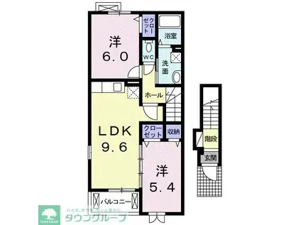 インプレス21 II(2LDK/2階)の間取り写真