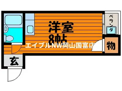 SOハイツ(ワンルーム/3階)の間取り写真