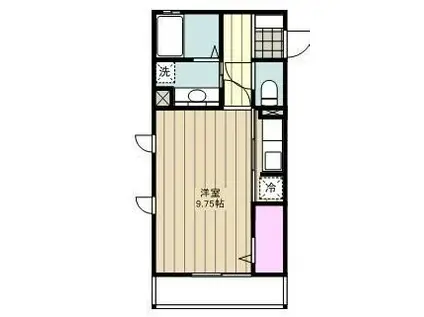 クレールMAGOME(ワンルーム/3階)の間取り写真