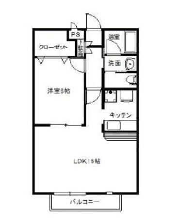 FORUM(1LDK/2階)の間取り写真