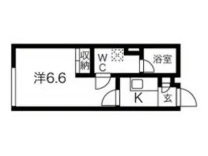 SPEC RESIDENCE TOGOSHI(ワンルーム/3階)の間取り写真