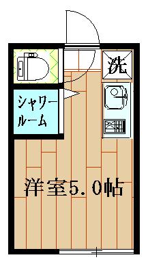 アーバンプレイス新宿都庁前(ワンルーム/1階)の間取り写真