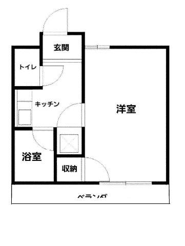 メゾン神領(1K/3階)の間取り写真