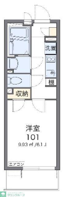 クレイノフラーズ アント ルポ(1K/3階)の間取り写真