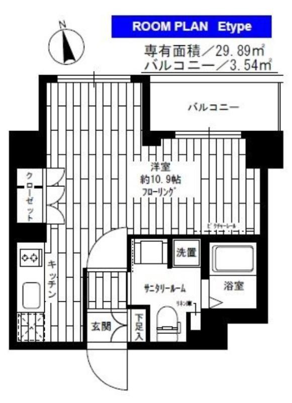 グランドコンシェルジュ大森西(ワンルーム/1階)の間取り写真