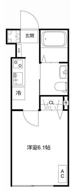 MQUARTO大塚(1K/2階)の間取り写真
