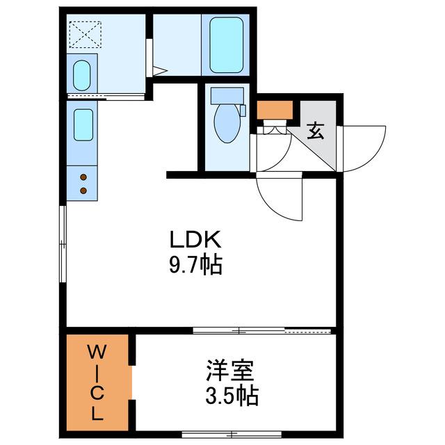 REN FAULT N22 レンフォルトN22(1LDK/1階)の間取り写真