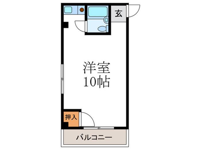プレステージ・ファースト(ワンルーム/3階)の間取り写真
