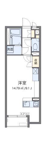 クレイノガーデンハイツWADA(ワンルーム/2階)の間取り写真