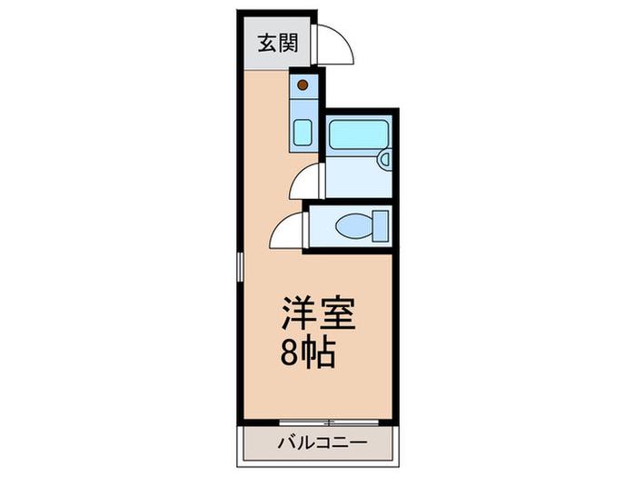 ケーブ・パンブロス3(ワンルーム/3階)の間取り写真