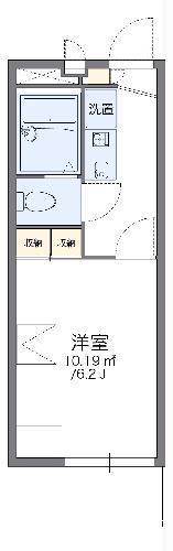 レオパレスANNEXシャルム(1K/2階)の間取り写真