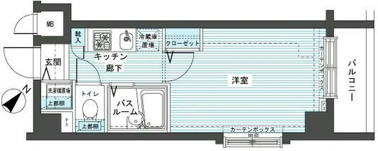 フェニックス新横濱エオール 2階階 間取り