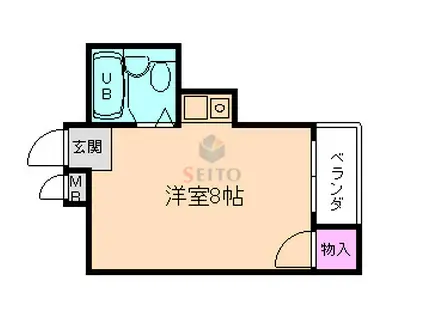 ラフィーネ新大阪(ワンルーム/3階)の間取り写真