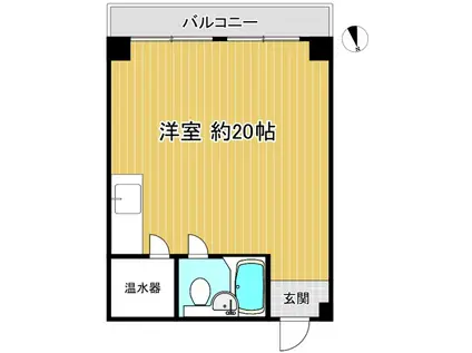麻布エンパイアマンション(ワンルーム/7階)の間取り写真