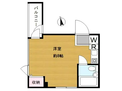 千駄木ビル(ワンルーム/4階)の間取り写真